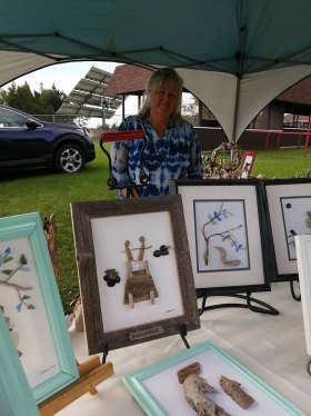Harvest of Artists a Huge Success Superior Whimsy- Artist Suzanne Walls.